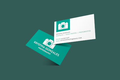 Image of Krystina Gonzales Business Card Graphic Design